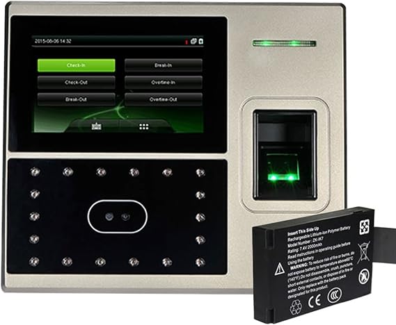Time Clock UFace800 System TCP/IP Biometric Fingerpint Face Facial Recognition Time Attendance System Recorder Employee Machine