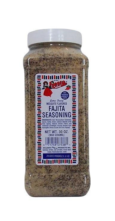Bolner's Fiesta Extra Fancy Mesquite Flavored Fajita Seasoning, 30 Oz.
