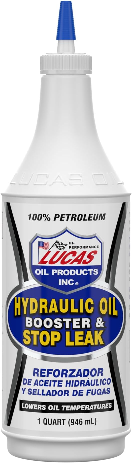 Lucas Oil 10019 Hydraulic Oil Booster and Stop Leak - 1 Quart, White, 32 Ounce