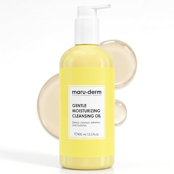 Maruderm Gentle Moisturizing Cleansing Oil | Emulsifying Makeup Remover with Niacinamide, Panthenol & Zinc PCA | Soft, Rinse-Clean Finish | 13.5 fl. oz. (400 ML)