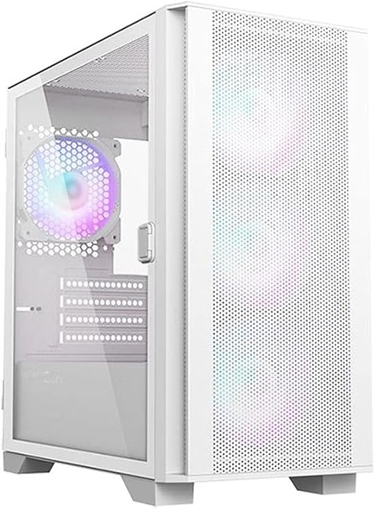 Montech Air 100 ARGB, Mini-Tower, Tempered Glass - White