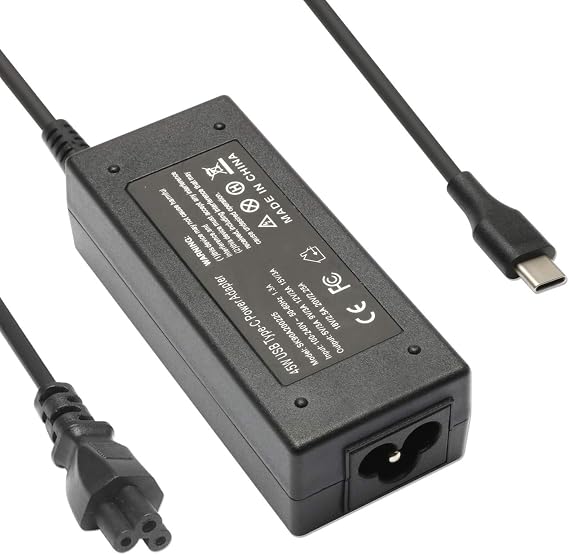45W USB C Laptop Charger for Acer Chromebook Charger 311 315 CP311 CP315