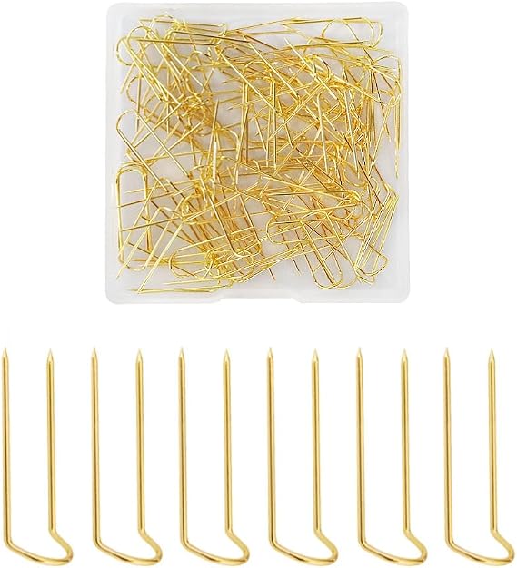 100 Pieces Sewing U Pins, U Pin Needle, U-Pins