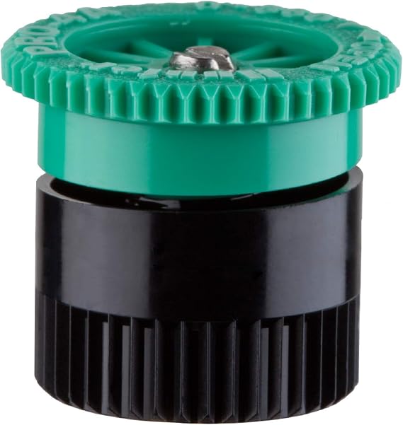Hunter 4A Pro Adjustable Sprinkler Nozzle, 4 Foot Radius, Precision Spray for Lawn and Garden Irrigation, Arc Control, Fits Standard Spray Heads, Light Green