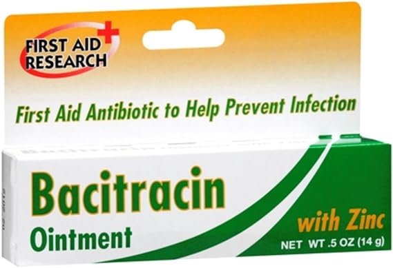 First AID Research Corp Bacitracin-Zinc Oint Far, 0.5 Ounce (Pack of 1)
