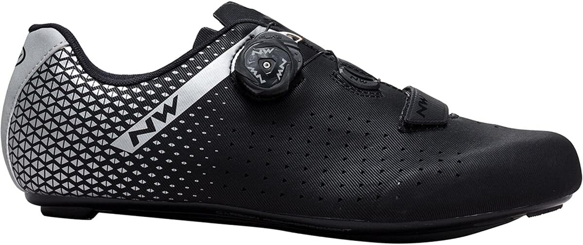 Northwave Core Plus 2 Cycling Shoe - Men's Black/Silver, 41.0