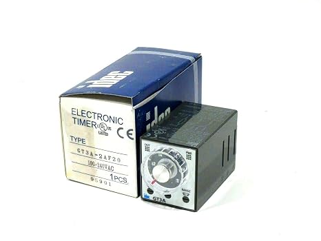 IDEC GT3A-2AF20 100-240 VAC, 8-PIN Plug-in, DPDT 3 AMP, Timer
