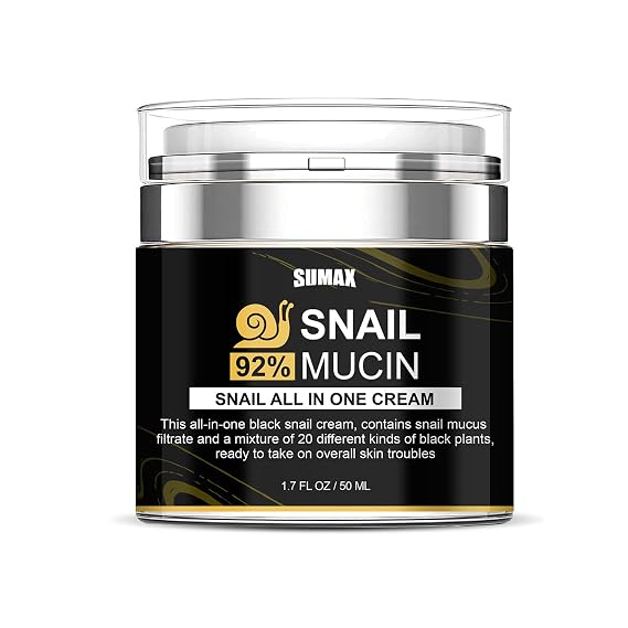 SUMAX Snail Face Cream for Women Snail Mucin All in One Cream 92 Snail Repair Cream Nourishing, Moisturizing and Anti-aging Snail Mucin Cream