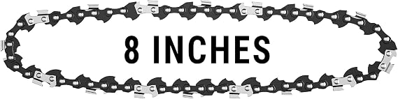 EWORK Cordless Pole Saw 8-inch Chain Accessories for EWORK EK-TT2008G, EK-TT2008Y, EK-TT2008HH