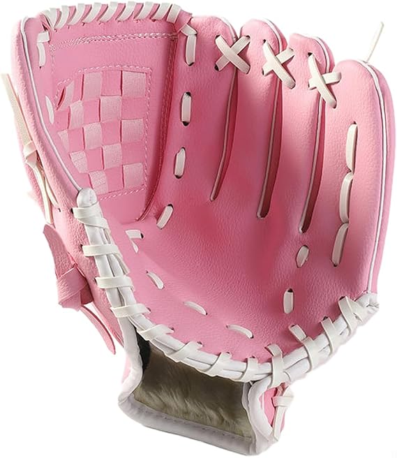 Baseball Gloves for Youth and Adults, PU Leather Softball Mitt with Reinforced Stitching, Ergonomic Design for Infield and Outfield, Multiple