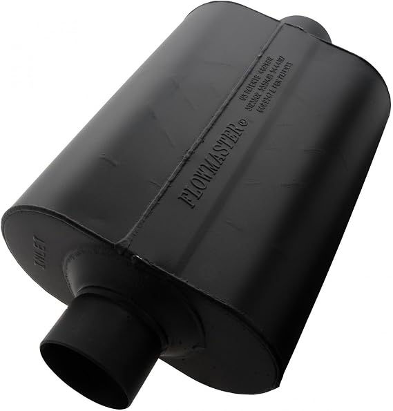 Flowmaster 953045 Super 40 Muffler - 3.00 Center In and 3.00 Center Out - Aggressive Sound
