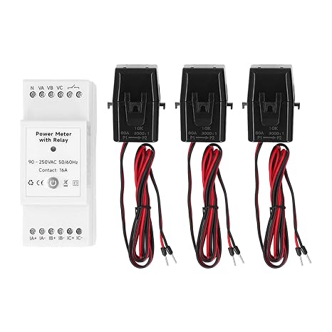 Home Energy Meter 3 Phase Bidirectional Energy Monitor for Solar Photovoltaic System Energy Monitoring and Control