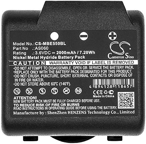 Replacement Battery for IMET BE5500 M550S Thor M550S Zeus Part NO IMET AS060