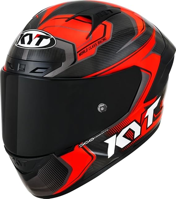 KYT NZ-Race Competition Full Face Helmet (Carbon/Red)