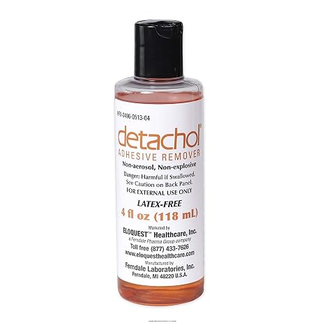 Detachol Adhesive Remover, 4 oz Bottle