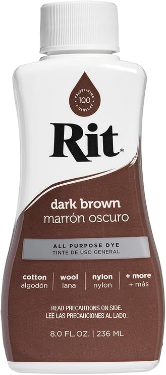 Rit All Purpose Liquid Dye Dark Brown 236ml