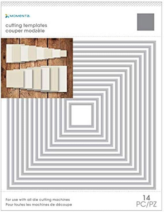 Large Nested Square Cutting Template 14PC