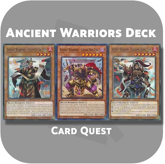 Complete Custom Deck for Yu-Gi-Oh! - Ancient Warriors Deck