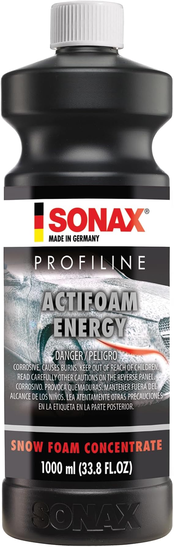 SONAX ActiFoam Energy | High Foaming Car Wash Soap for Foam Cannons | 1L
