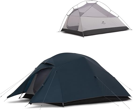 Naturehike Cloud-Up 3 Upgrade Ultralight Tent Double 3 Person Tent 3-4 Season for Camping Hiking