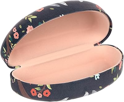 Women Oversized Hard Shell Sunglasses Case, Durable Protective Holder for Extra Large Reading Glasses, Sloth, One Size