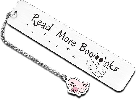 Horror Bookmark Ghost Spooky Basket Gifts for Women Early Christmas Gift Ideas Book Marks for Reading Kids Book Accessories for Book Lovers Goth Dark Romance Bookish Stocking Stuffers for Teen Girls