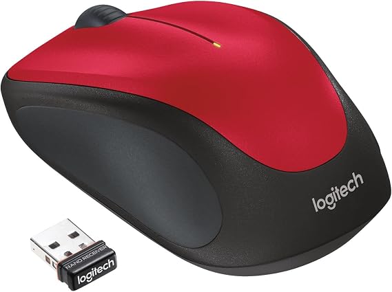 Logitech M235 Wireless Mouse Red