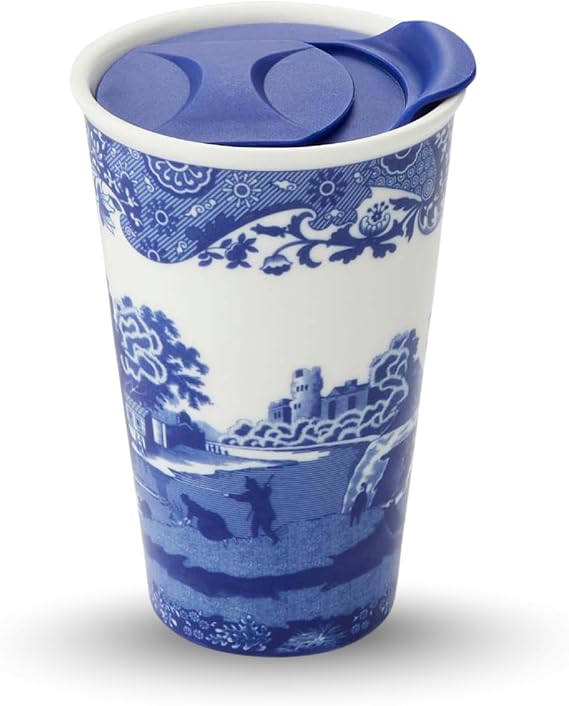 Spode Blue Italian 8oz Travel Mug