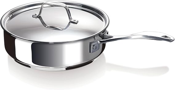 Beka Chef Stainless Steel Saute Pan with Lid 24 cm