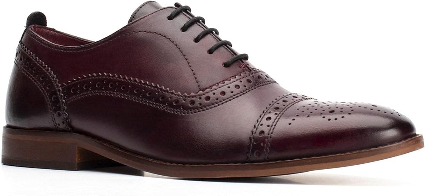 Base London Men's Brogue Smart Shoes