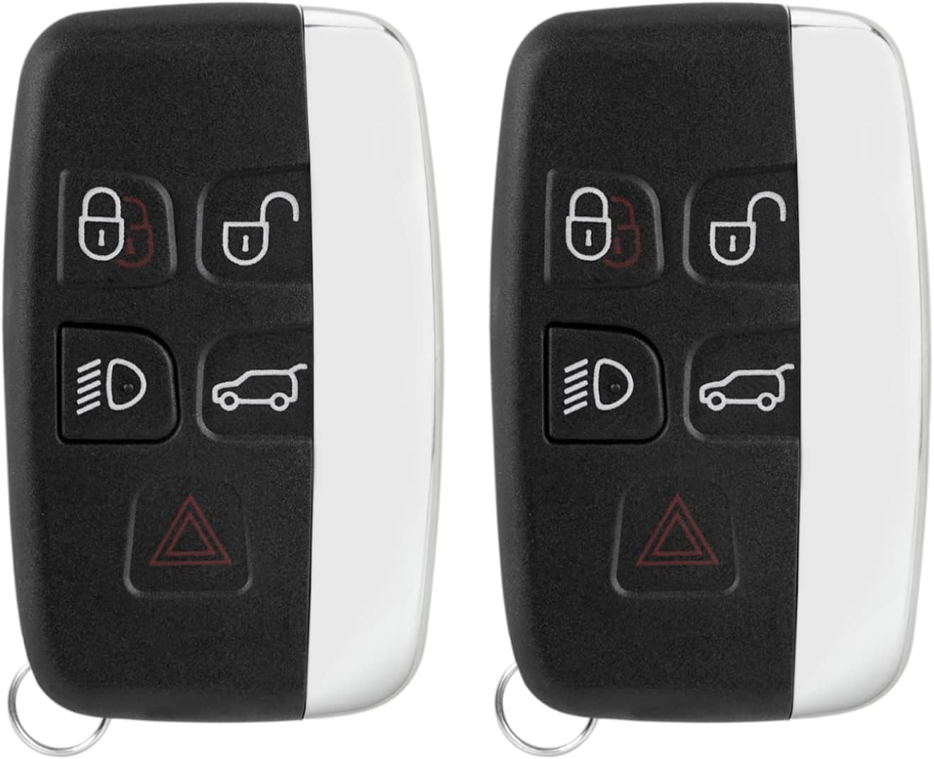 Remote Key Fob Replacement for Land Rover Range Rover Sport LR2 LR4 Evoque 2012 2013 2014 2015 2016 2017 KOBJTF10A 2 Pack