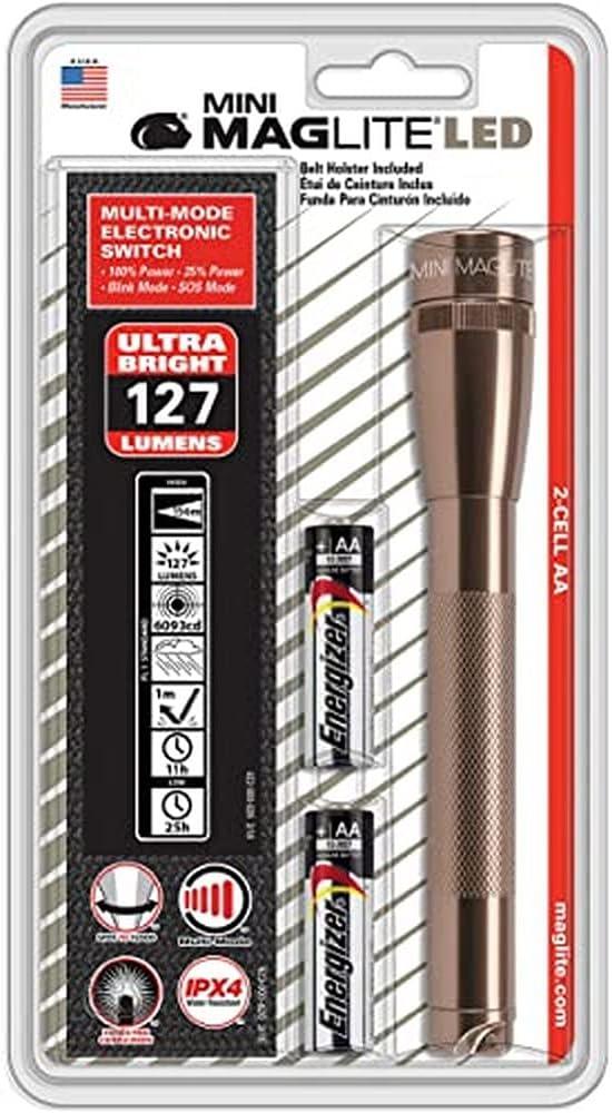 Mag-Lite ML53596 Mini Maglite LED 2AA Copper