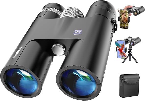 18x50 HD Binoculars for Adults with Phone Adapter
