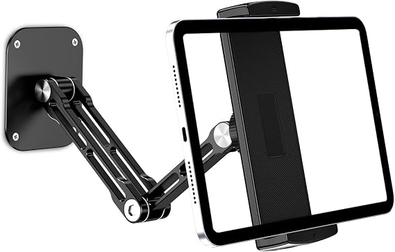 Aluminum Tablet Wall Mount Fits 4.7-13 Inch Tablets