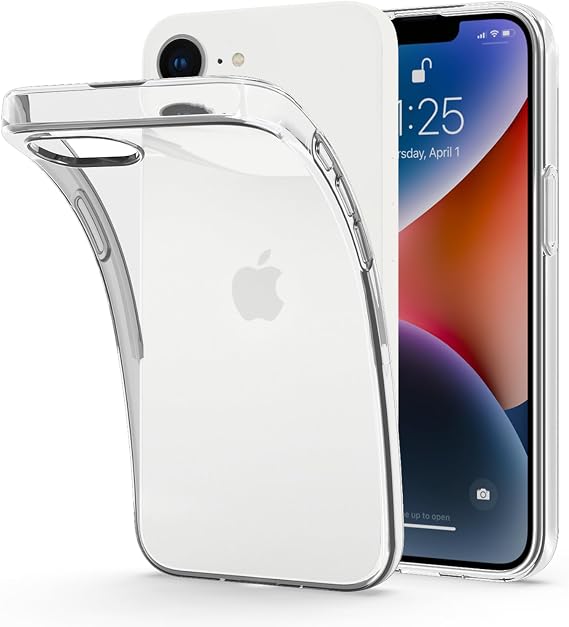 CoverON Designed for Apple iPhone 16e Case Clear, Slim Crystal Clear TPU Rubber Flexible Soft Skin Cover Protective Sleeve Fit iPhone 16e Phone Case - Transparent