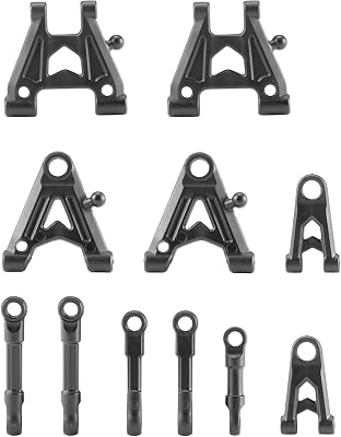 HAIBOXING RC Car Spare Parts, 118th Scale Drifting Race Replacement Parts FrontRear Suspension Arms & Steering Links Apply to 2196 & 219729004