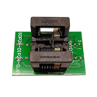 SSOP8 TSSOP8 Programmer Adapter Socket TSSOP to DIP Converter Chip Testing Debug Outlet IC for 0.65MM