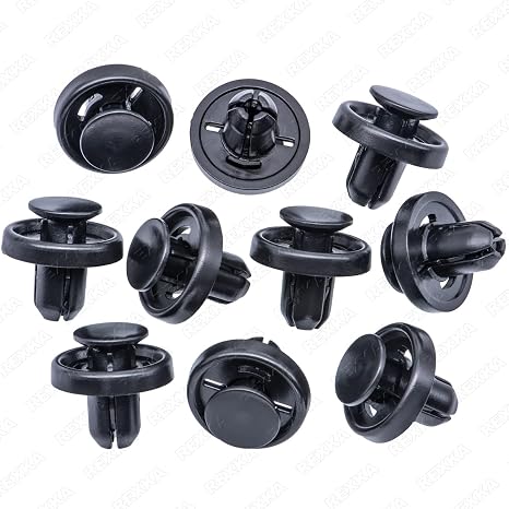 Rexka 10pcs Front Fender Liner & Engine Cover Push-Type Retainers Clips Fasteners Compatible with Subaru 909140065 BRZ, Crosstrek, Forester, Impreza, Legacy, Outback, WRX, WRX STI, XV Crosstrek