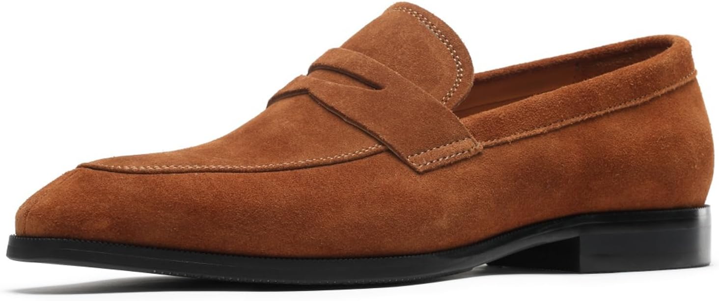 Men's Loafers & Slip-ons Genuine Leather Casual Penny Loafers for Men