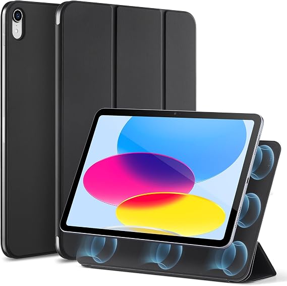 ESR for iPad A16, iPad 11th/10th Gen Case, Rebound Series, Black