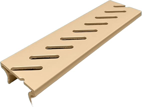 Frontier Deck Drain PRO Top Cap - Tan (5' Sections) (Total: 40' per Carton)