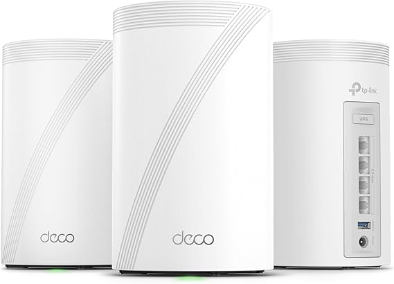 Deco 7 Pro Tri-Band WiFi 7 BE10000 Whole Home Mesh System 6-Stream 10 Gbps