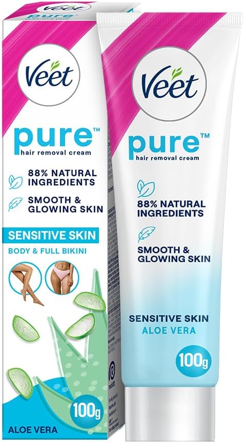 Veet Silk and Fresh Hair Removal Cream, Sensitive