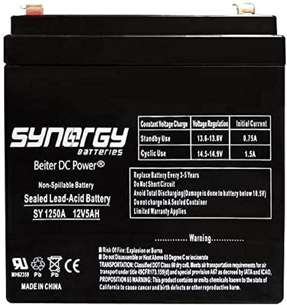 PRECOR 12-885,CLM 800-18 835,EFX 800-16 883 Gym Battery 12V5ah High Performance Rechargeable Replacement Battery