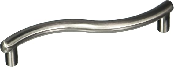 Top Knobs Spiral 3 3/4" CTC Cabinet Bar Pull Brushed Satin Nickel M509