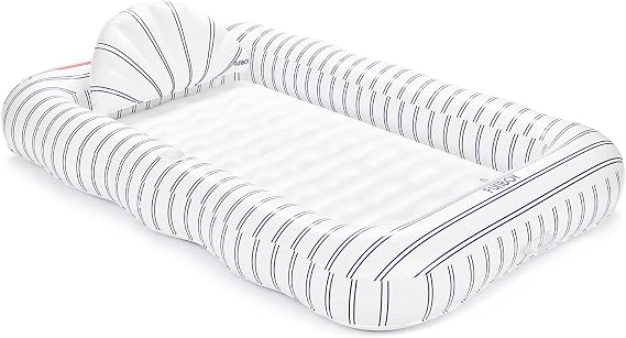 FUNBOY sun lounger for pool chair, XL 183cm x 122cm with cushion and large cup holder
