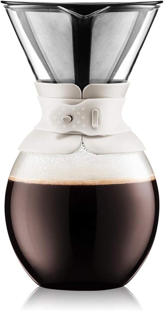 Bodum Pour Over Coffee Maker (Permanent Filter Dishwasher Safe)