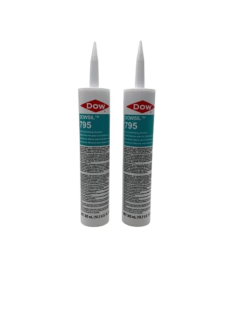 Dowsil 795 Silicone Building Sealant Gray (2-Pack)