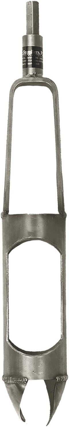 Forestry Suppliers Stainless Steel Mud/Clay Auger Bucket, 3" Diameter, 18" Long, Hex Drive Quick Connect for Soil Sampling