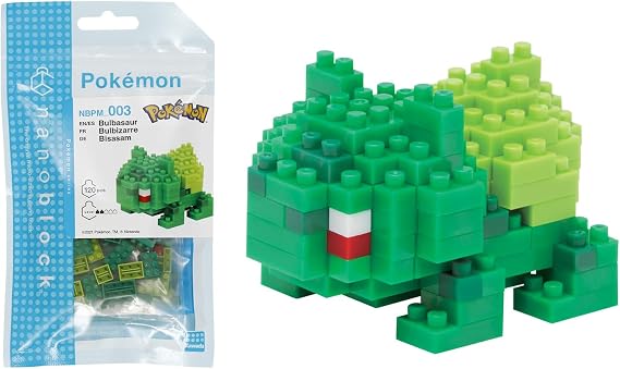 nanoblock - Pokemon - Bulbasaur, Pokemon Series Building Kit